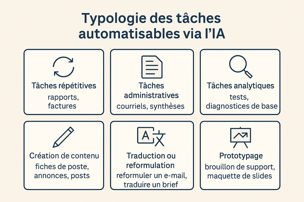 taches automatisables par l'IA